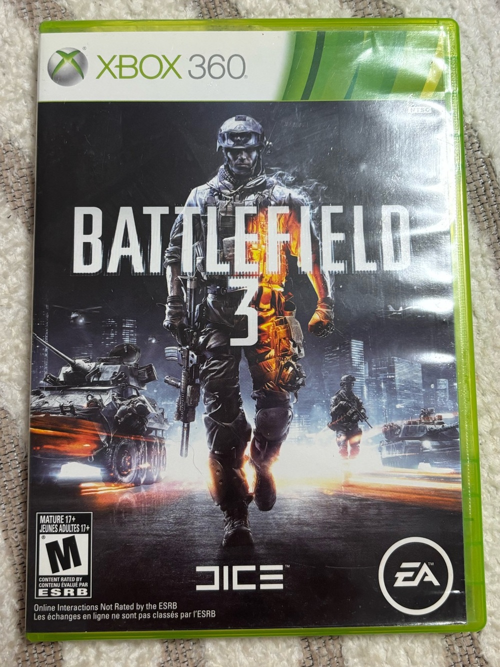 5/$25 XBOX 360 Battlefield 3 Game